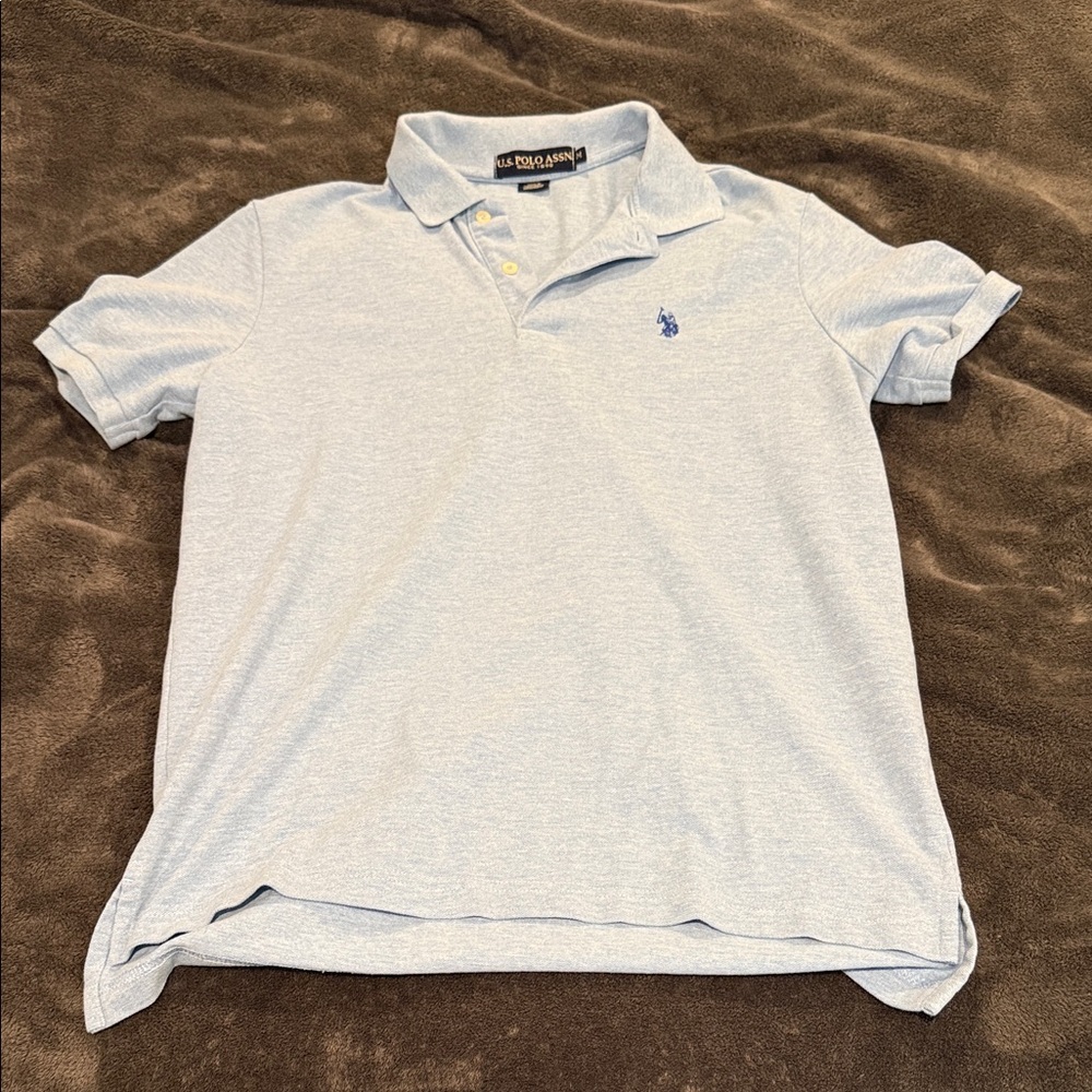 Polo by Ralph Lauren Men's Light Blue Polo Shirt
